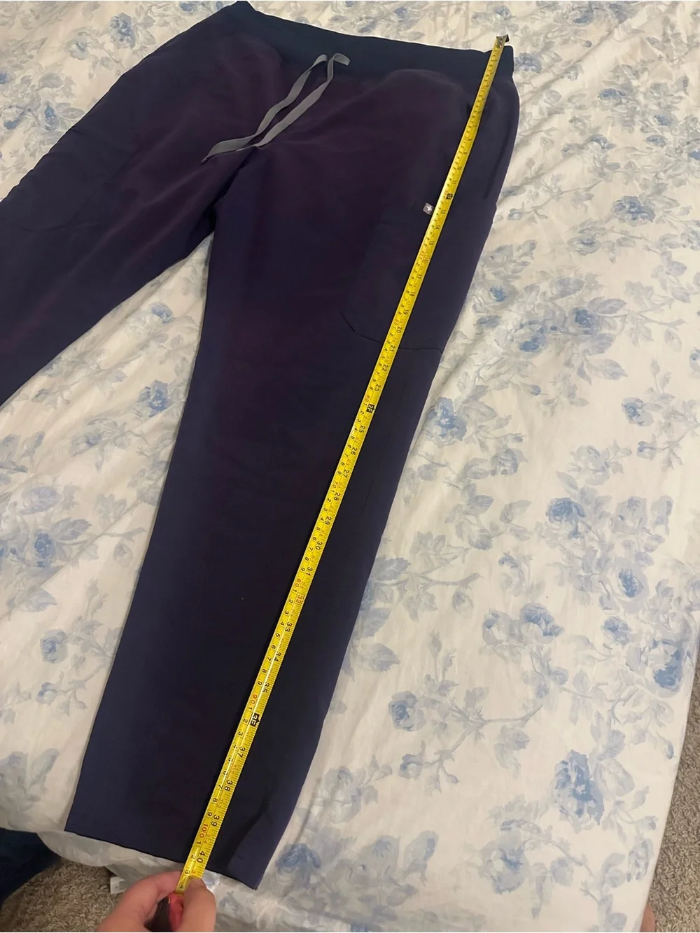 Figs Dark Purple Drawstring Jogger Pants